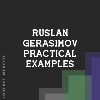 Ruslan Gerasimov Practical Examples | Indexof