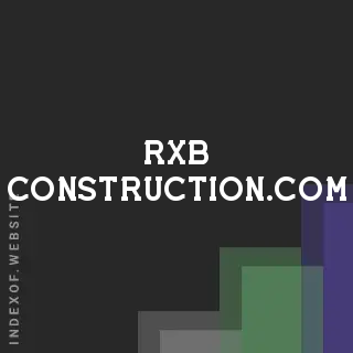rxb-construction.com by Ugur Buyuk site -  Indexof