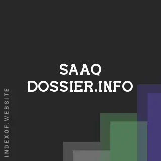 saaq-dossier.info by Karen Jorgensen site -  Indexof