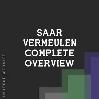 Saar Vermeulen Complete Overview | Indexof