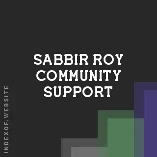 Sabbir Roy Community Support | Indexof