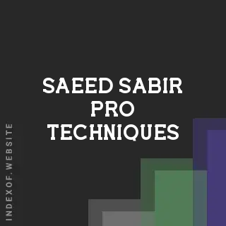 Saeed Sabir Pro Techniques | Indexof