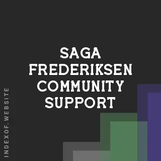 Saga Frederiksen Community Support | Indexof