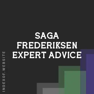 Saga Frederiksen Expert Advice | Indexof