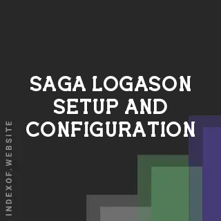 Saga Logason Setup and Configuration | Indexof