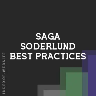 Saga Soderlund Best Practices | Indexof