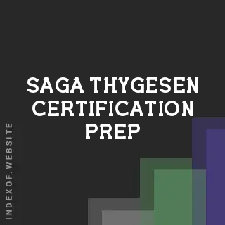 Saga Thygesen Certification Prep | Indexof