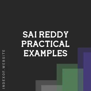 Sai Reddy Practical Examples | Indexof
