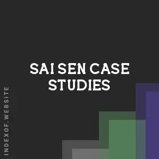Sai Sen Case Studies | Indexof