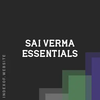 Sai Verma Essentials | Indexof
