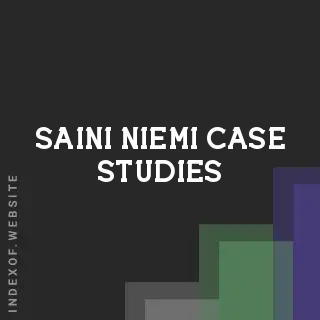 Saini Niemi Case Studies | Indexof
