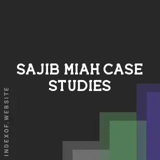 Sajib Miah Case Studies | Indexof