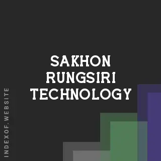 Sakhon Rungsiri Technology | Indexof