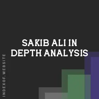Sakib Ali In-Depth Analysis | Indexof