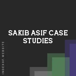 Sakib Asif Case Studies | Indexof