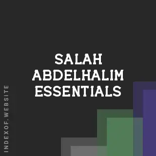 Salah Abdelhalim Essentials | Indexof