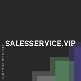 salesservice.vip by Via Santiago site -  Indexof