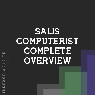 Salis Computerist Complete Overview | Indexof
