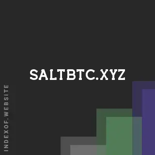 saltbtc.xyz by Maxi Forbes site -  Indexof