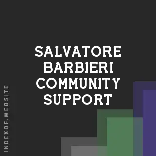 Salvatore Barbieri Community Support | Indexof