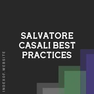 Salvatore Casali Best Practices | Indexof