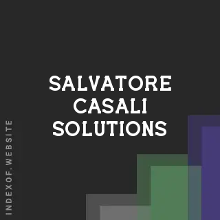 Salvatore Casali Solutions | Indexof