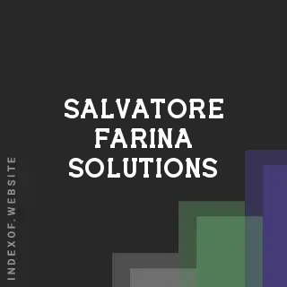 Salvatore Farina Solutions | Indexof