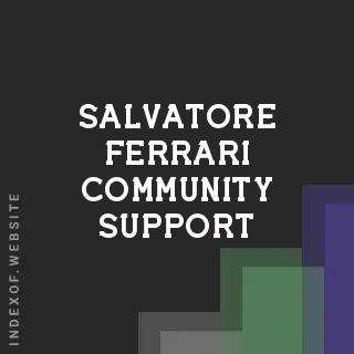 Salvatore Ferrari Community Support | Indexof