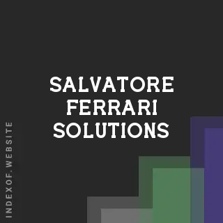 Salvatore Ferrari Solutions | Indexof