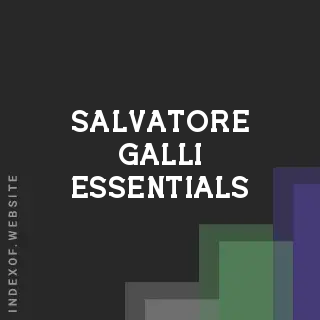 Salvatore Galli Essentials | Indexof