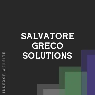 Salvatore Greco Solutions | Indexof