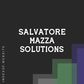 Salvatore Mazza Solutions | Indexof