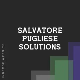 Salvatore Pugliese Solutions | Indexof