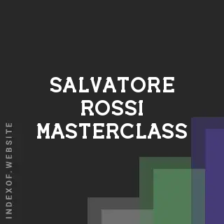 Salvatore Rossi Masterclass | Indexof