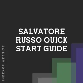Salvatore Russo Quick Start Guide | Indexof