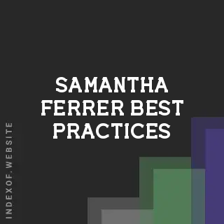 Samantha Ferrer Best Practices | Indexof