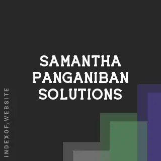 Samantha Panganiban Solutions | Indexof