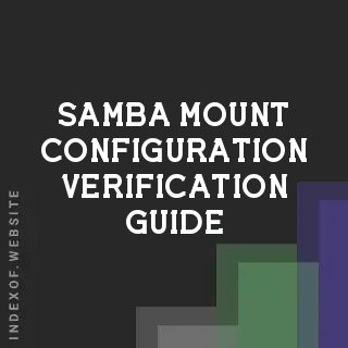 Samba Mount Configuration Verification Guide | Ubuntu 24.04 & 26.04
