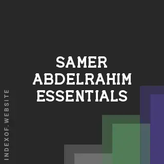 Samer Abdelrahim Essentials | Indexof