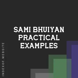 Sami Bhuiyan Practical Examples | Indexof