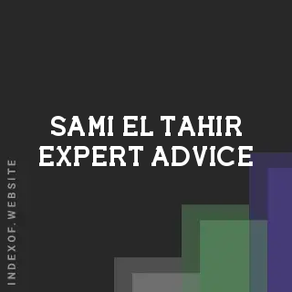 Sami El-Tahir Expert Advice | Indexof