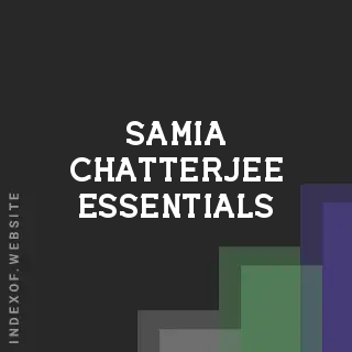 Samia Chatterjee Essentials | Indexof