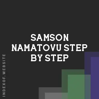 Samson Namatovu Step-by-Step | Indexof