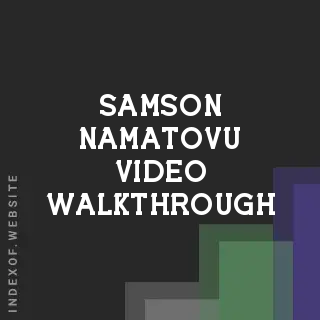 Samson Namatovu Video Walkthrough | Indexof