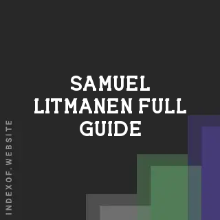 Samuel Litmanen Full Guide | Indexof
