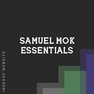 Samuel Mok Essentials | Indexof