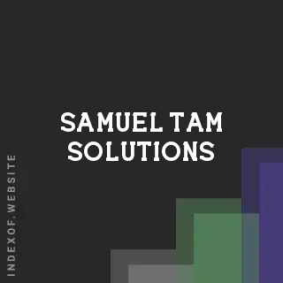 Samuel Tam Solutions | Indexof