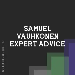 Samuel Vauhkonen Expert Advice | Indexof