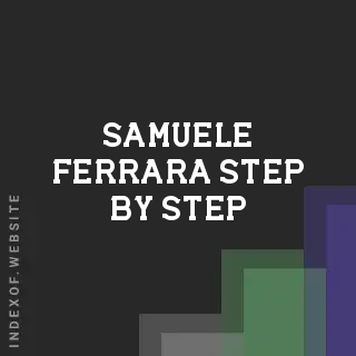 Samuele Ferrara Step-by-Step | Indexof