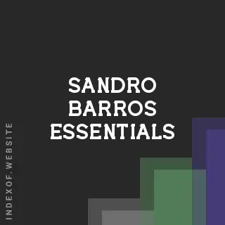 Sandro Barros Essentials | Indexof